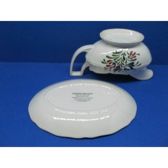 Johnson Brothers Provincial Ironstone England Gravy Boat and Underplate - Picture 5 of 12